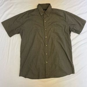 Red Head Brand Co Mens L Plaid Short Sleeve Polo Shirt